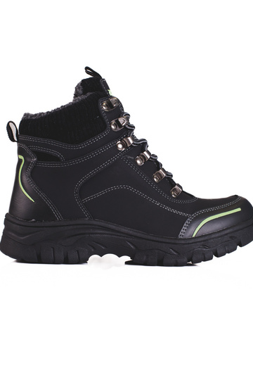 schwarze Trekkingschuhe für...
