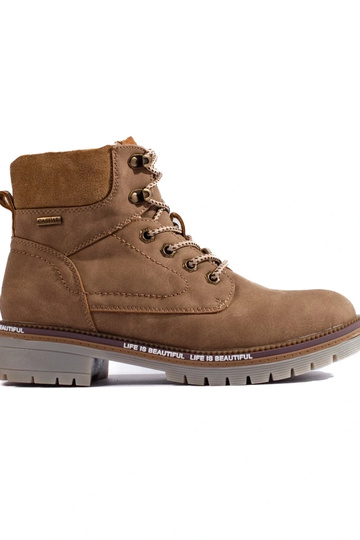 bottes marron