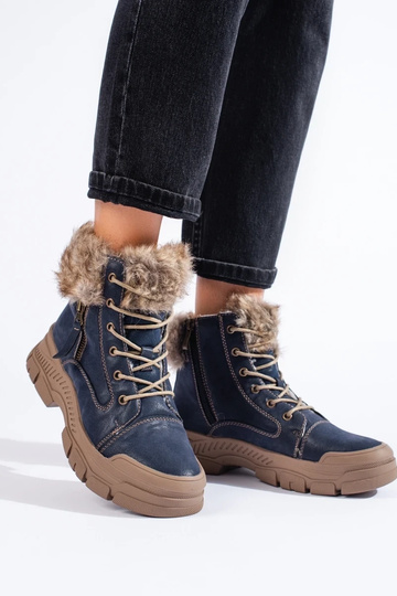 Chaussures femme bleu foncé... 2