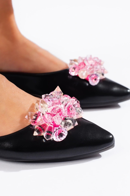 Ballerina-Schuhe mit Kristallen von... Ballerina-Schuhe mit Kristallen von...