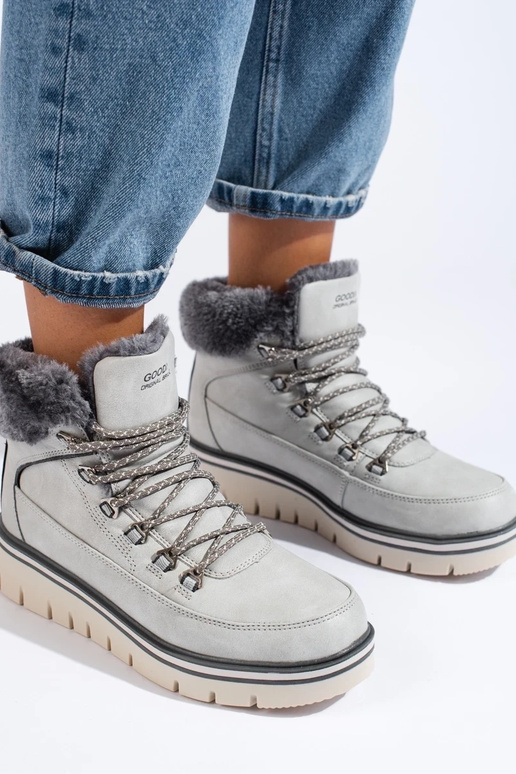 Stiefel für Damen mit Plateau in...