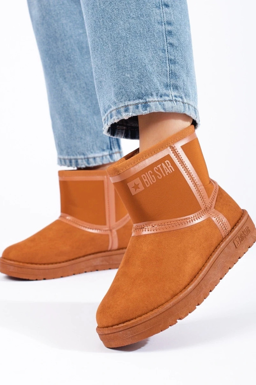 marron Bottes de neige femme BIG STAR...