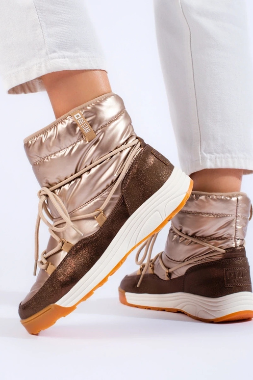 Korte gouden snowboots BIG STAR KK274276