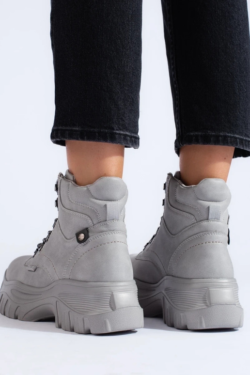 grijze laarzen BIG STAR KK274367