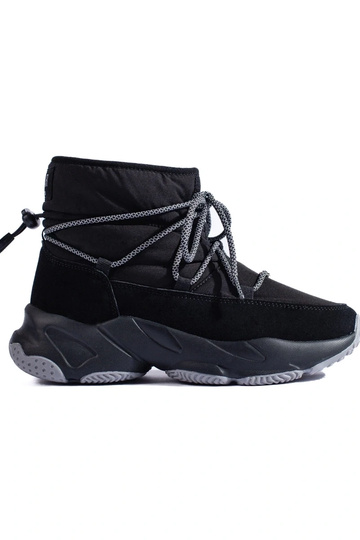 zwarte dames snowboots BIG...