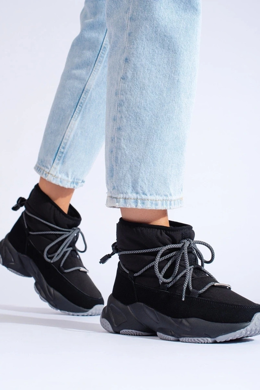 bottes de neige femme noir BIG STAR...