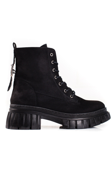 Wildlederstiefel mit...