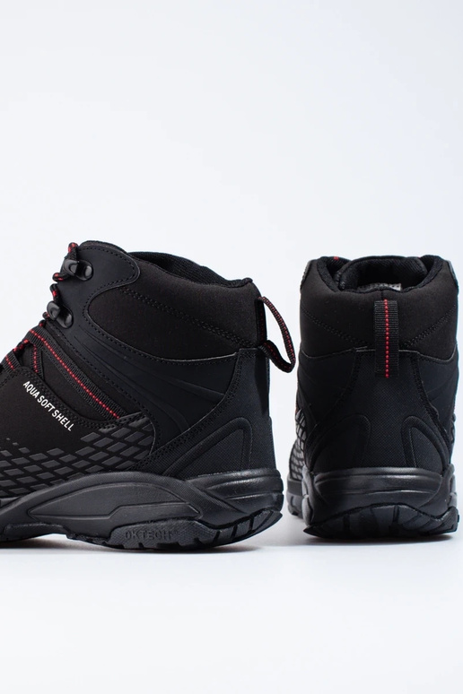 Schwarze DK-Wanderstiefel mit Softshell