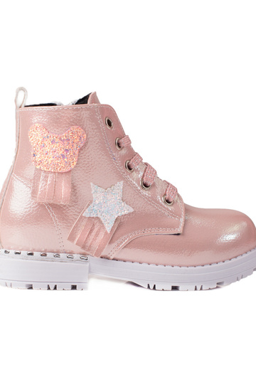 Bottes roses pour filles