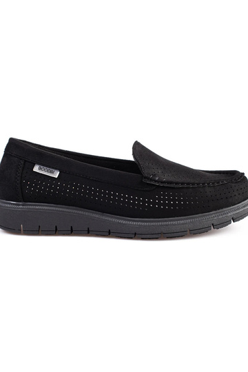 mocassins femme noirs Shelovet