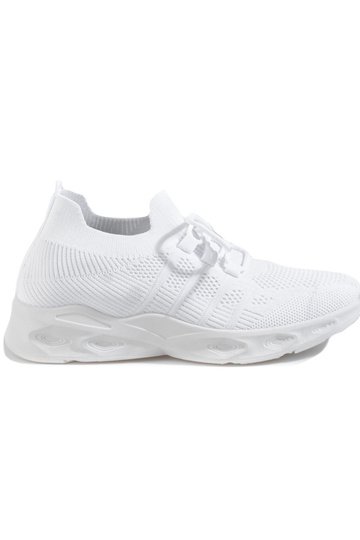 Witte stoffen sportieve...