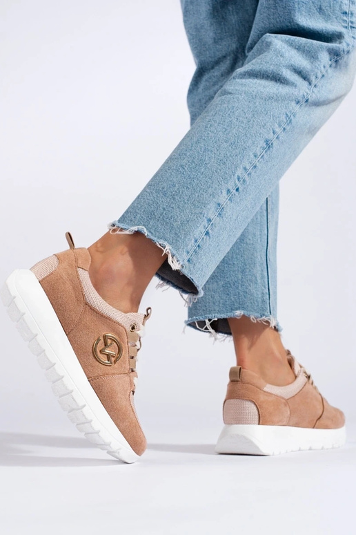 Sportliche Schuhe Vinceza Beige