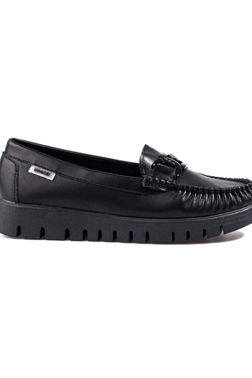 mocassins femme noirs avec...