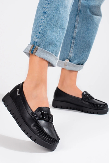 mocassins femme noirs avec... 2