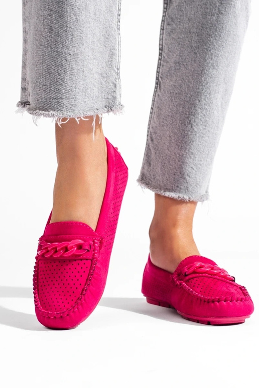 Mocassins gemaakt van suède met... Mocassins gemaakt van suède met...