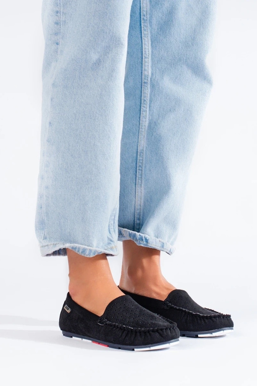 zwarte mocassins Shelovet zwarte mocassins Shelovet