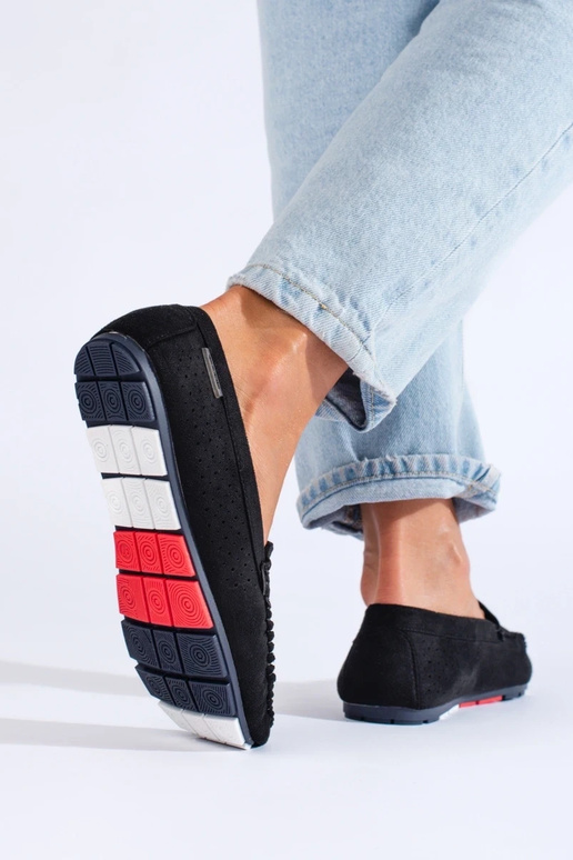 zwarte mocassins Shelovet zwarte mocassins Shelovet