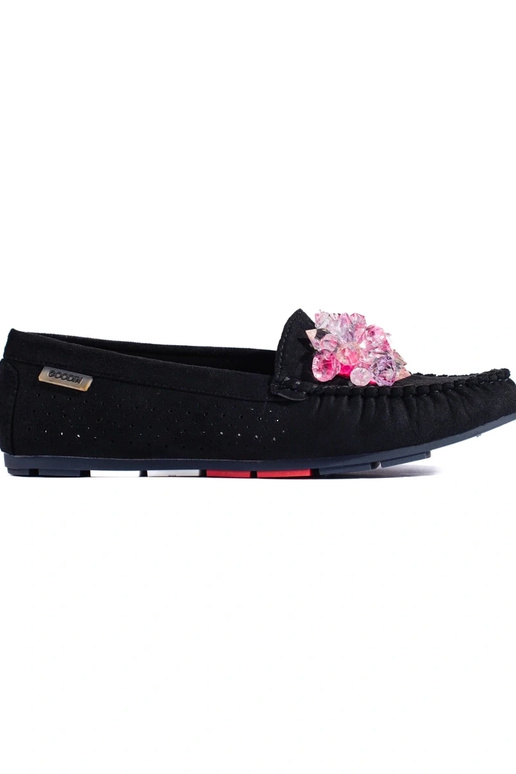 Mocassins Shelovet en daim noir Mocassins Shelovet en daim noir