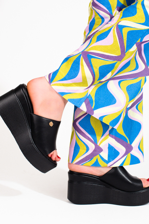 Damen Hausschuhe schwarz