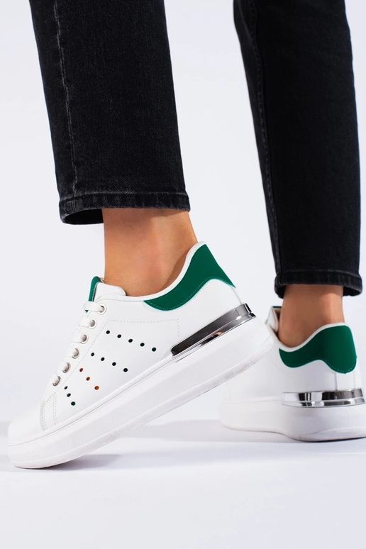 witte Sneakers model schoenen met een...