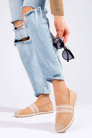 Wildleder-Espadrille Beige... 2