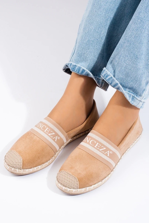 espadrilles en daim beige Vinceza espadrilles en daim beige Vinceza