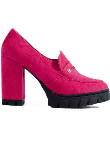 Rosa Wildleder-Stiefeletten...