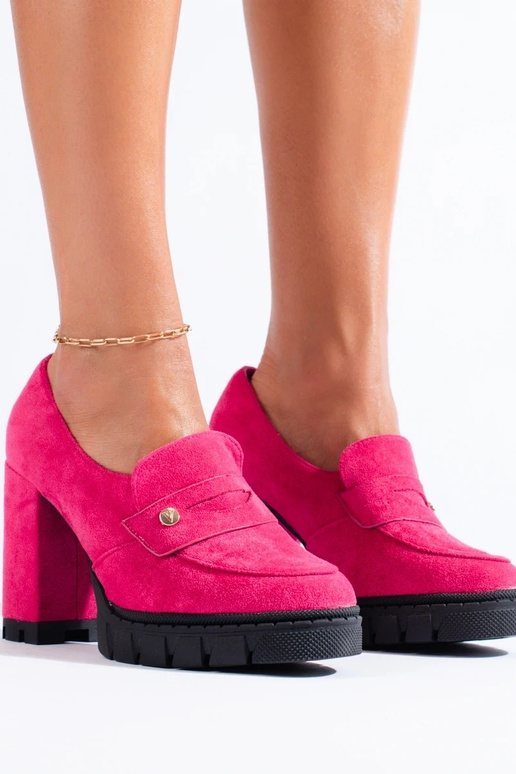 Rosa Wildleder-Stiefeletten von... Rosa Wildleder-Stiefeletten von...