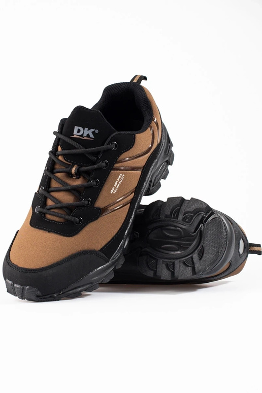 Sportieve herenschoenen in bruine...