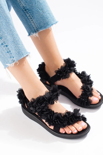 sandales noires Shelovet 2