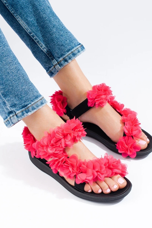 sandales Shelovet rose vif