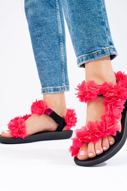 sandales Shelovet rose vif