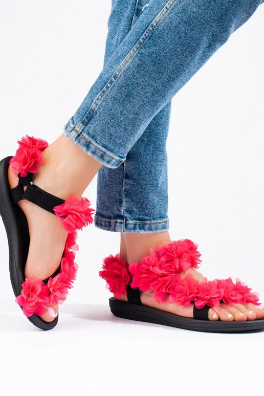 sandales Shelovet rose vif