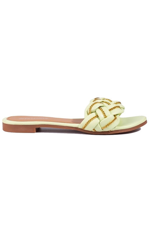 Pantoffels in elegante stijl met een... Pantoffels in elegante stijl met een...