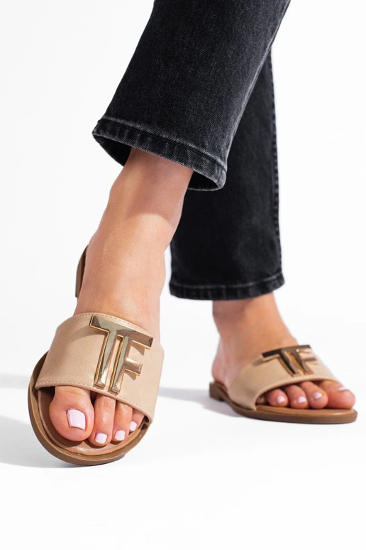 Chaussons beiges Potocki