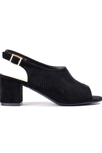 Sandalen met opengewerkte...