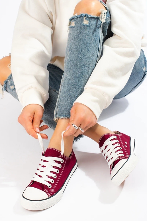 schoenen bordeaux kleur Shelovet