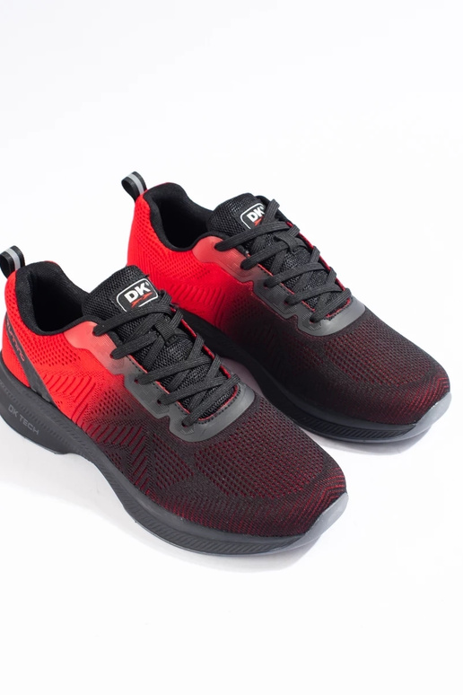 Sportieve herenschoenen DK rode kleur