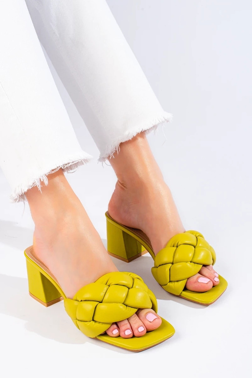 groene pantoffels Shelovet