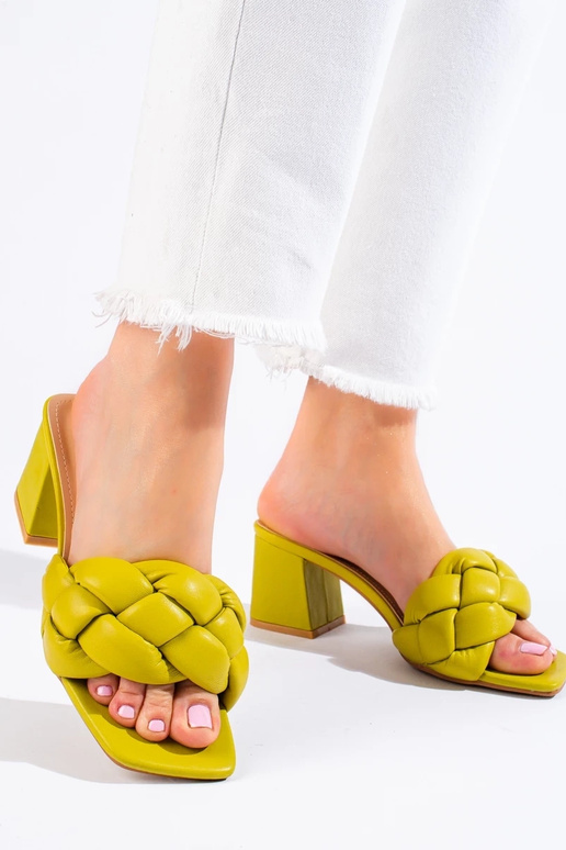 groene pantoffels Shelovet