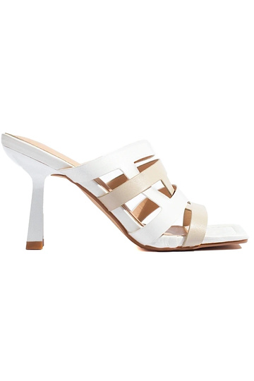 witte pantoffels Shelovet