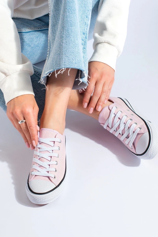 Baskets roses modèle classique Vico Baskets roses modèle classique Vico