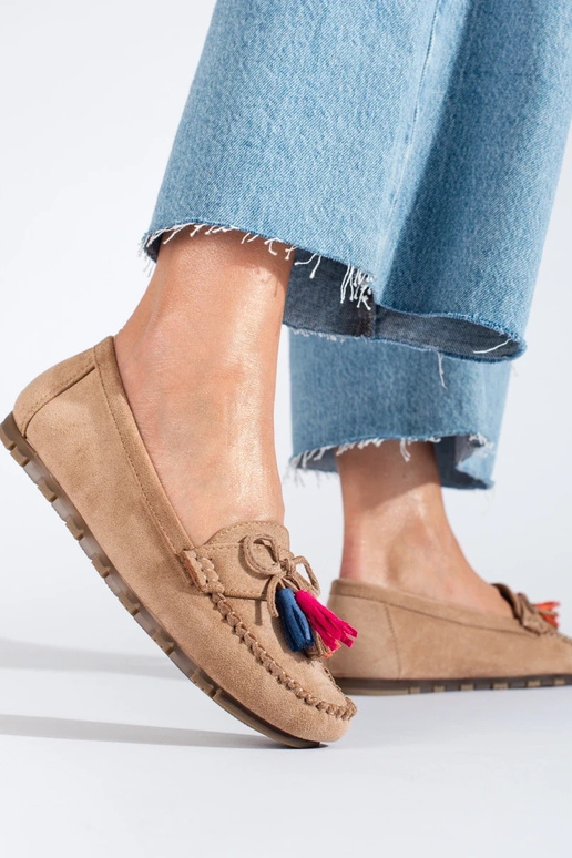 Mocassins boho en daim Shelovet en... Mocassins boho en daim Shelovet en...
