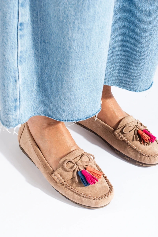 Mocassins boho en daim Shelovet en... Mocassins boho en daim Shelovet en...