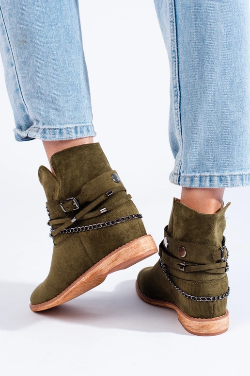 chaussures compensées en daim pour... chaussures compensées en daim pour...