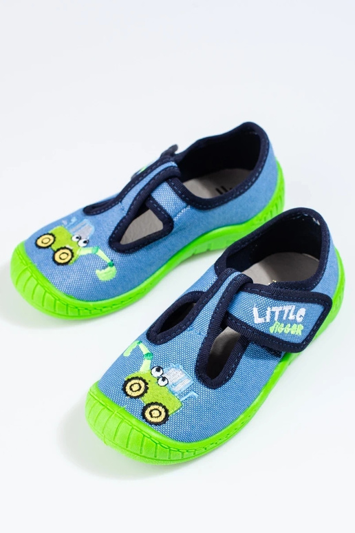 Pantoufles bleues Shelovet