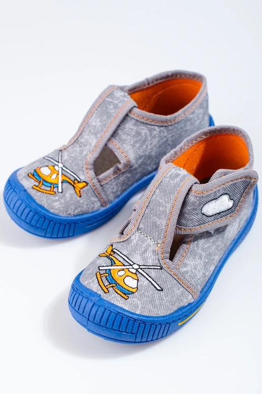 pantoufles grises Shelovet