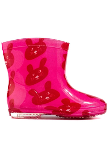 Rosa Gummischuhe für Kinder...