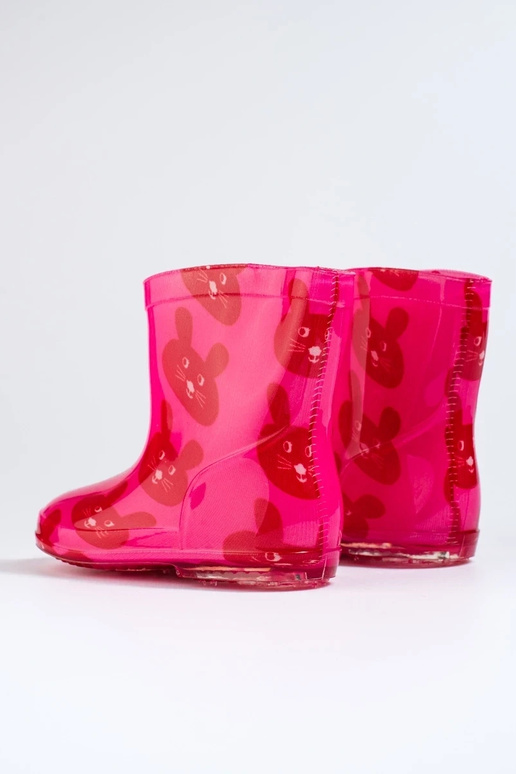 Roze rubberen kinderschoenen Shelovet