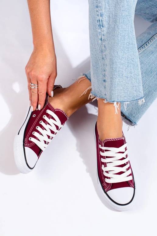 couleur bordeaux Chaussures femme...